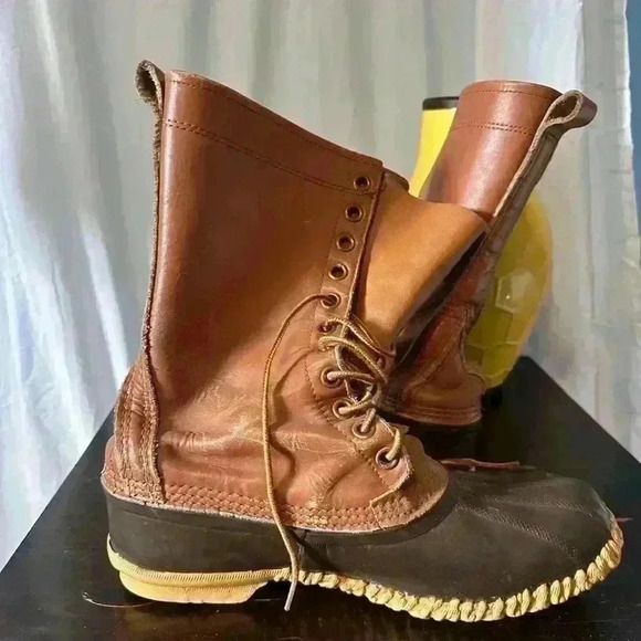 Vintage Kaufman Made In Canada Forester Sorel Tall Boots. Size 10.5. Lace Up. - Picture 5 of 10